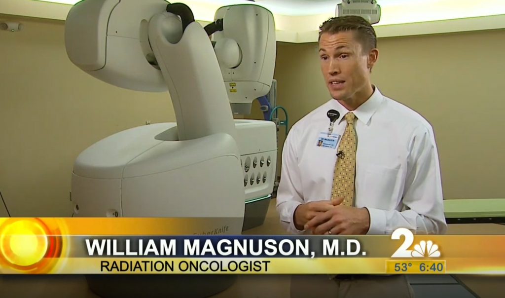 WIlliam Magnuson MD Discusses accuracy of Cyberknife radiation beams.